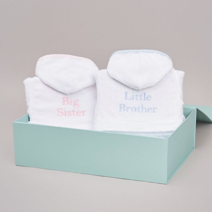 Picot Trim Sibling Dressing Gown Gift Set