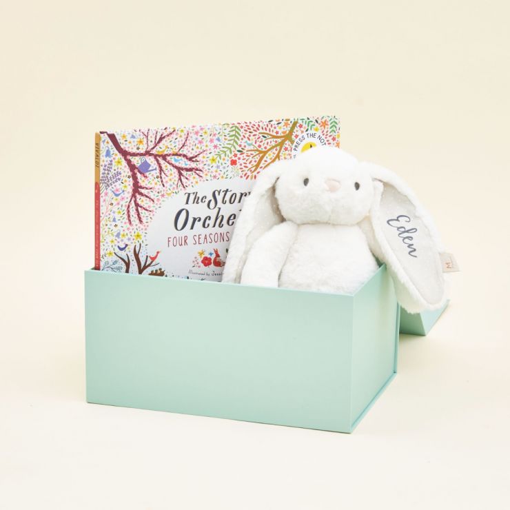 Personalised Little Bunny Read & Cuddle Set