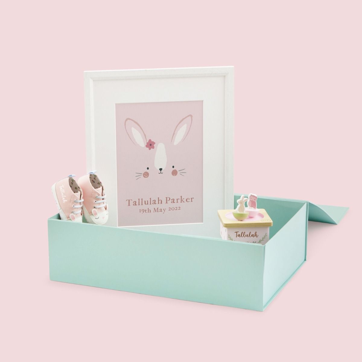 Personalised Pink Ultimate Bunny Gift Set