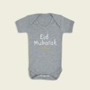 Personalised Eid Mubarak Grey Bodysuit
