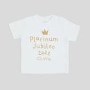 Personalised Platinum Jubilee White T-Shirt