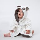 Personalised Monochrome Panda Robe Model
