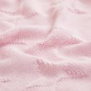Personalised Pink Star Jacquard Blanket Detail