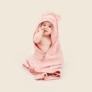 Personalised Pink Hooded Towel