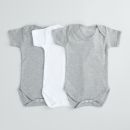 Pack of 3 Monochrome Bodysuits