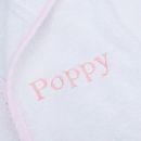 Personalised Pink Picot Trim Dressing Gown