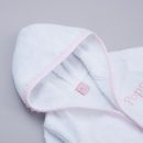 Personalised Pink Picot Trim Dressing Gown
