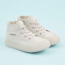 Personalised Grey Kids High Top Trainers