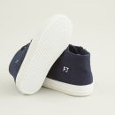 Personalised Navy Toddler High Top Trainers