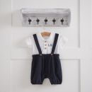 Personalised Navy Romper Outfit Set