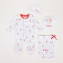 Personalised Winnie the Pooh Christmas Baby Outfit Set (4 piece)