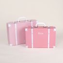 Personalised Pink Large Storage Trunk Set