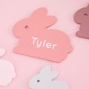 Personalised Pink Bunny Puzzle Toy - Personalisation