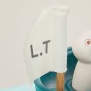Personalised Plan Toys Polar Bear Sailing Boat Bath Toy