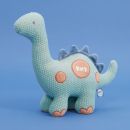 Personalised Knitted Dinosaur Soft Toy