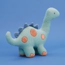 Personalised Knitted Dinosaur Soft Toy