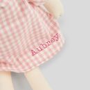 Personalised My 1st Doll in Pink Dress - Blonde Hair