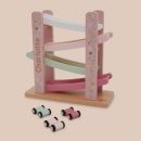 Personalised Pink Car Ramp Wooden Toy