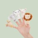 Personalised Safari and Farmyard Animals Finger Puppet Set
