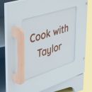 Personalised Blue Tidlo Wooden Kitchen Play Set