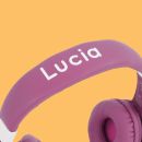 Personalised Purple Tonies Headphones