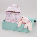 Personalised Baby Bunny Snowsuit Gift Set