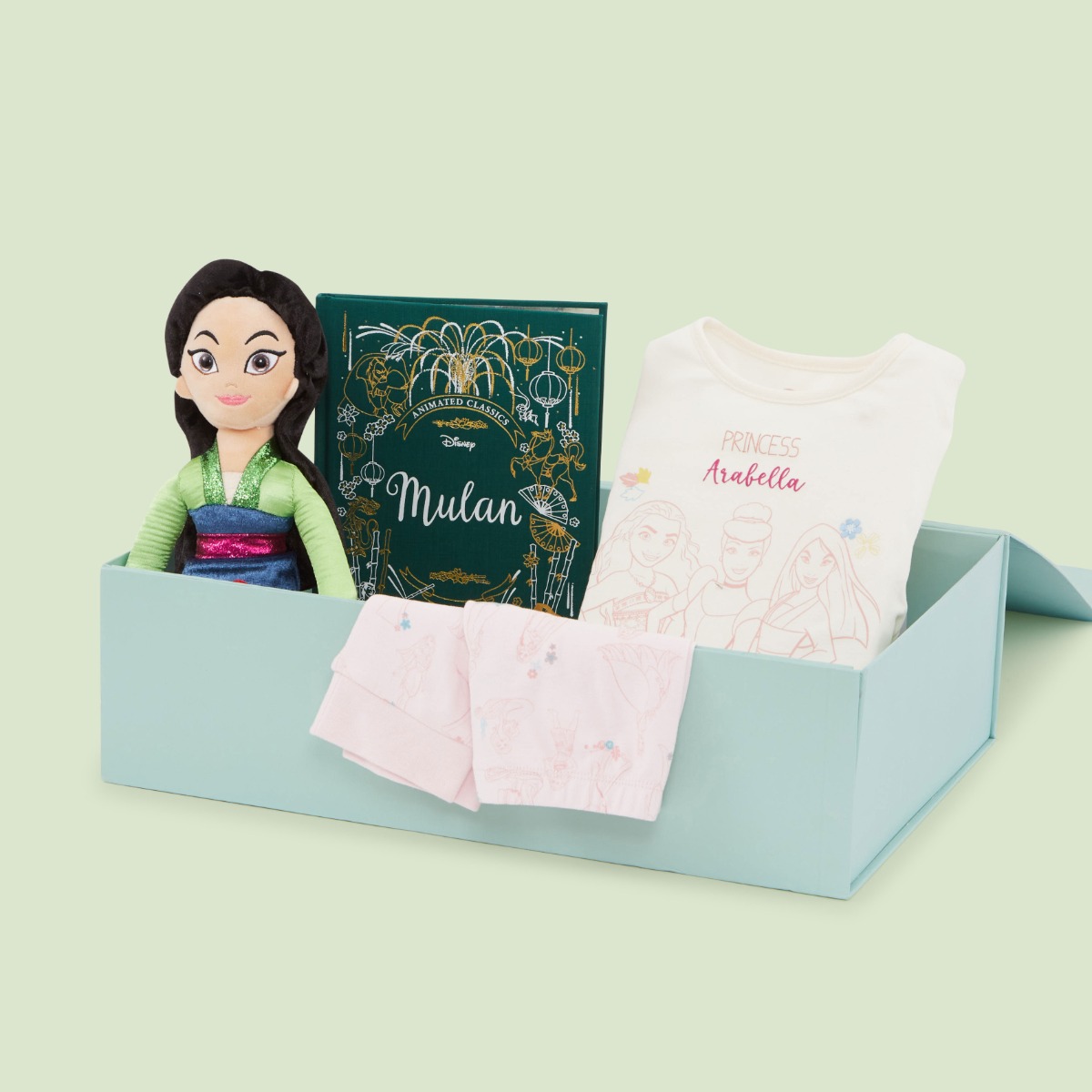 Personalised Disney Princess Mulan Sleepover Gift Set