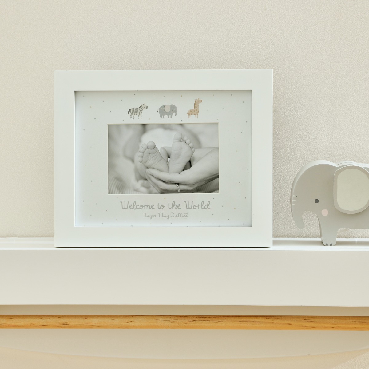 Image of Personalised Welcome To The World Frame