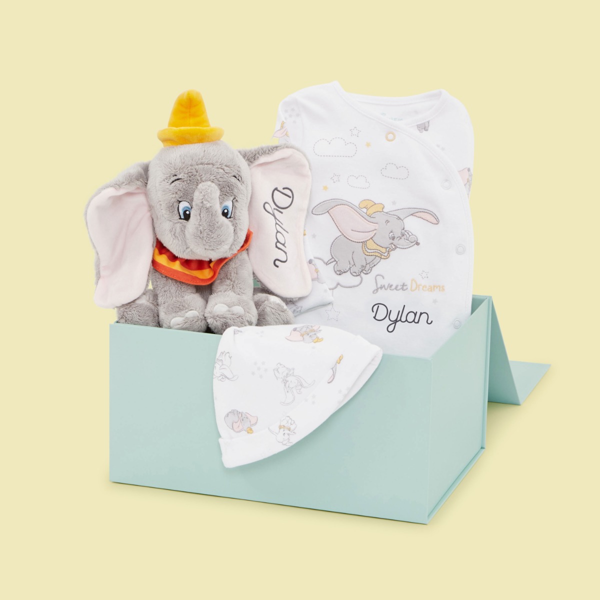 Personalised Dumbo Sleepwear & Soft Toy Gift Set