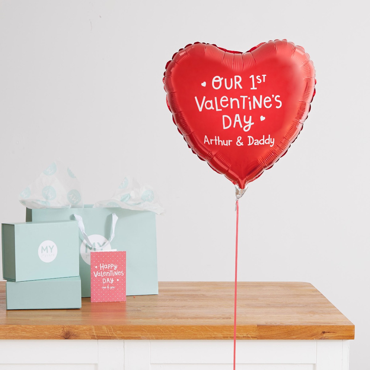 Personalised Our 1st Valentine’s Day Balloon