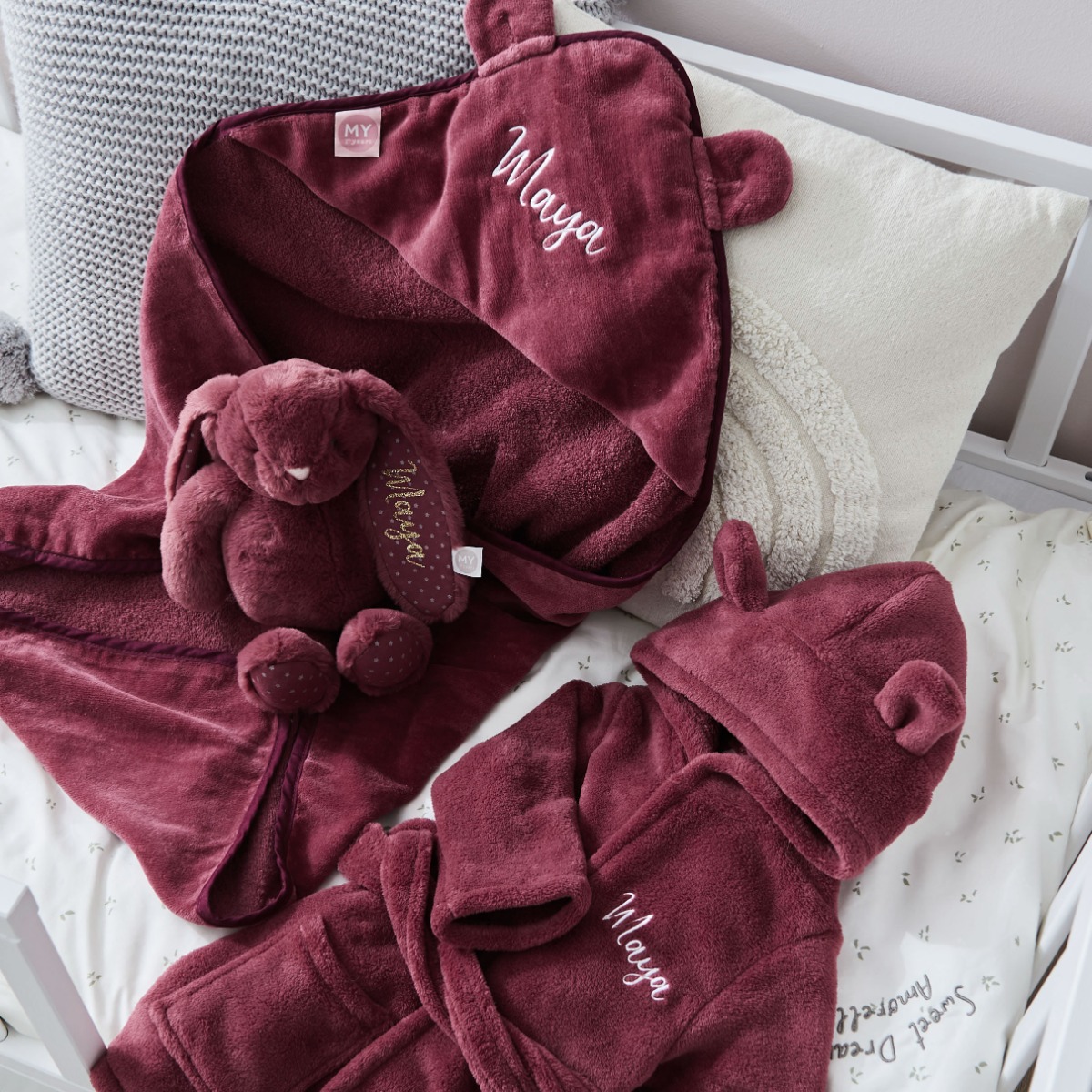 Personalised Berry Splash, Snuggle & Cuddle Gift Set