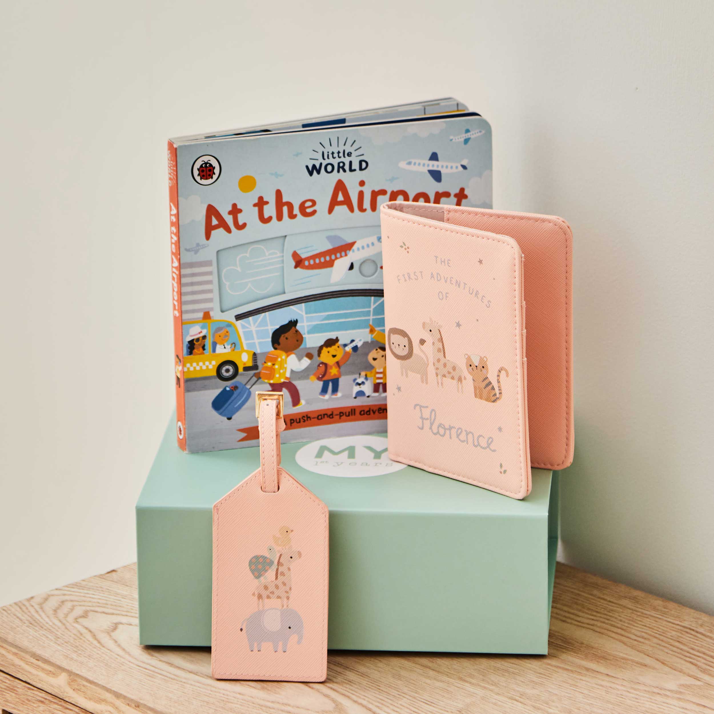 Personalised Airport Read and Travel Gift Set