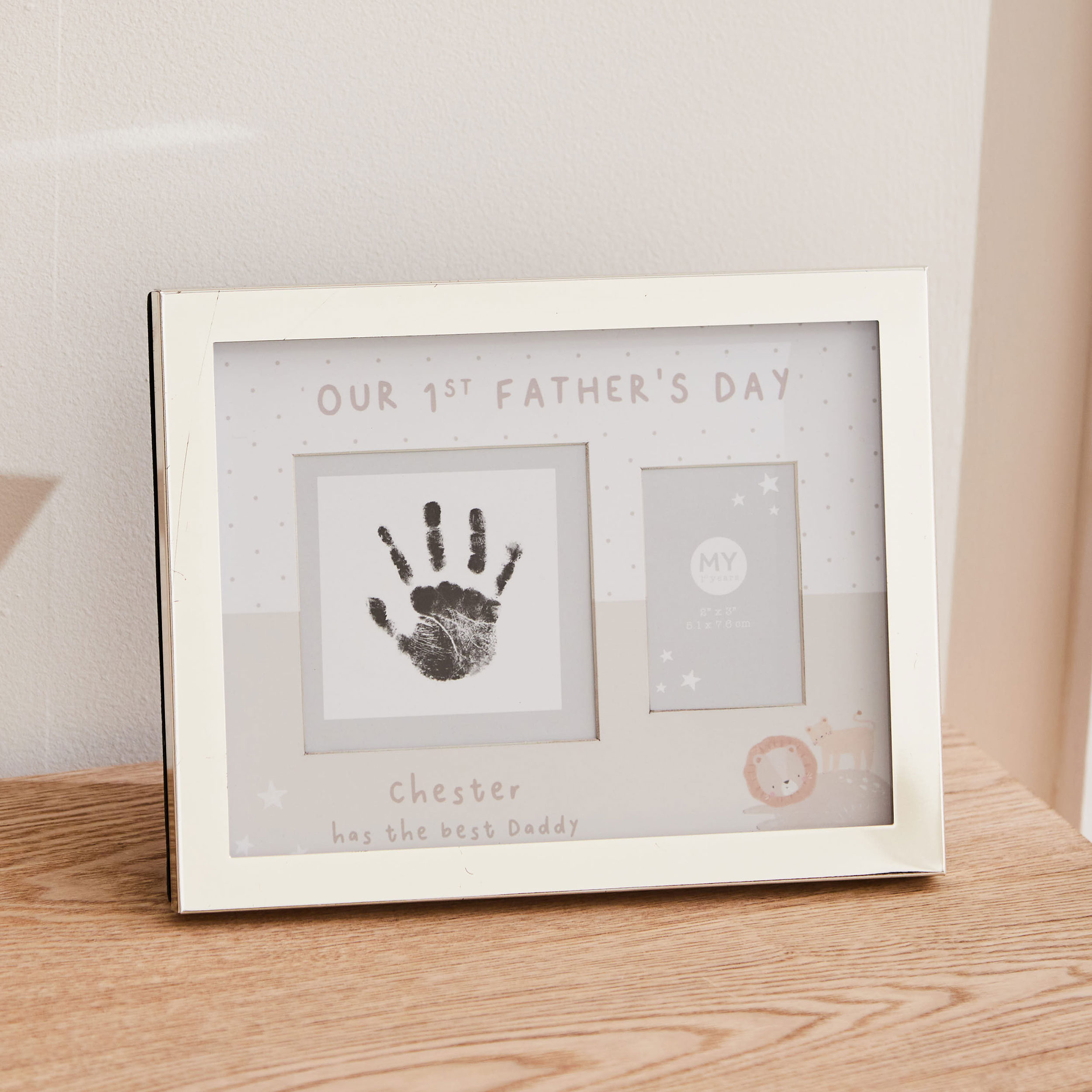 Personalised Our 1st Father’s Day Handprint Frame