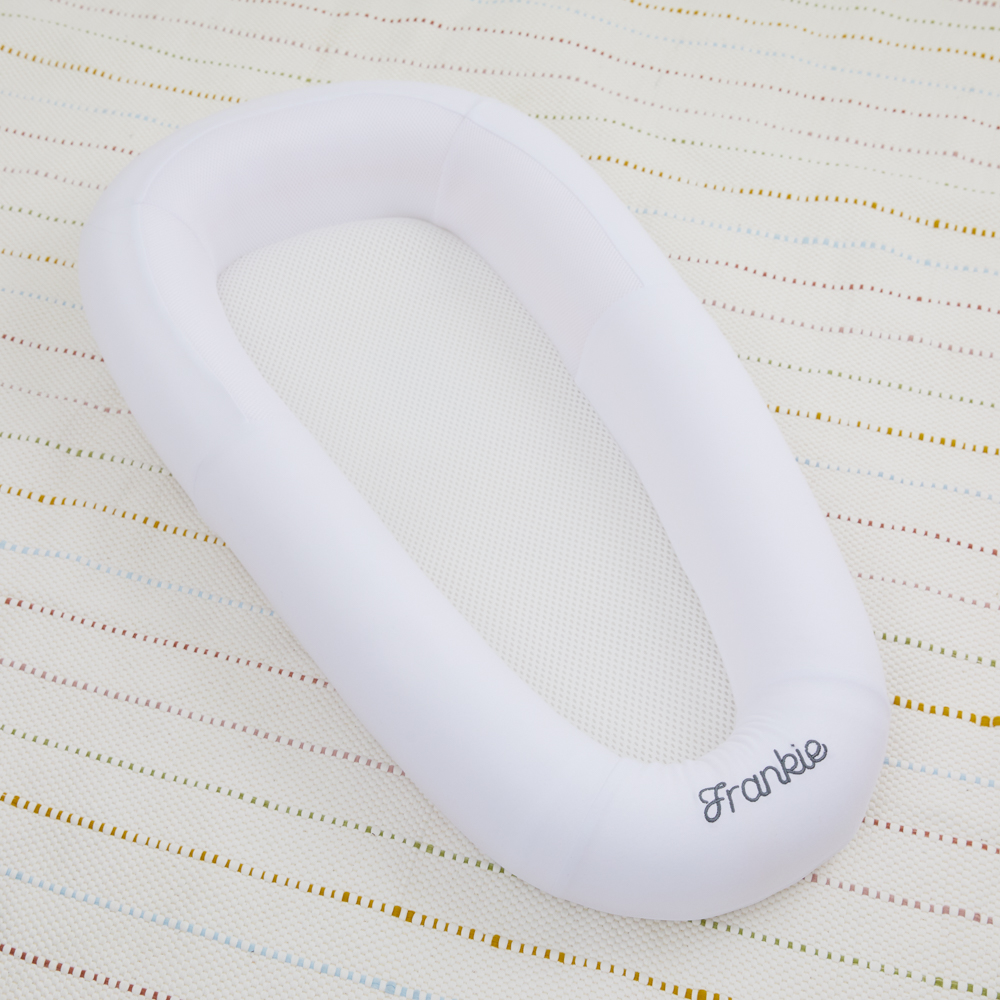 Personalised Purflo White Sleep Tight Baby Bed