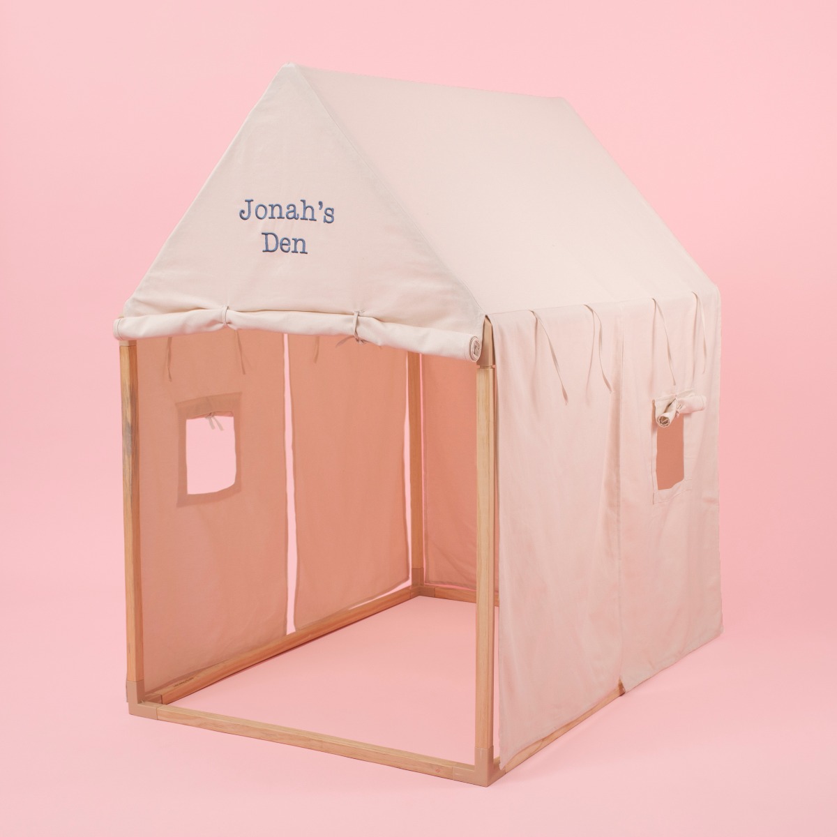 Personalised Kids Concept Cream Play House Tent