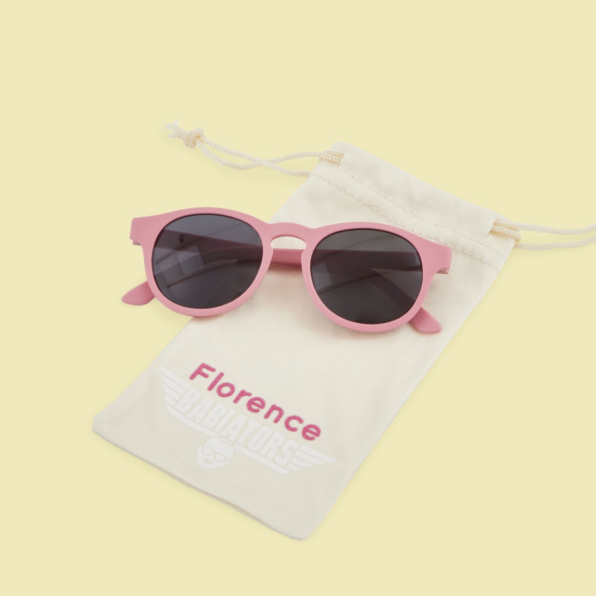 Personalised Pink Babiators Sunglasses with Bag