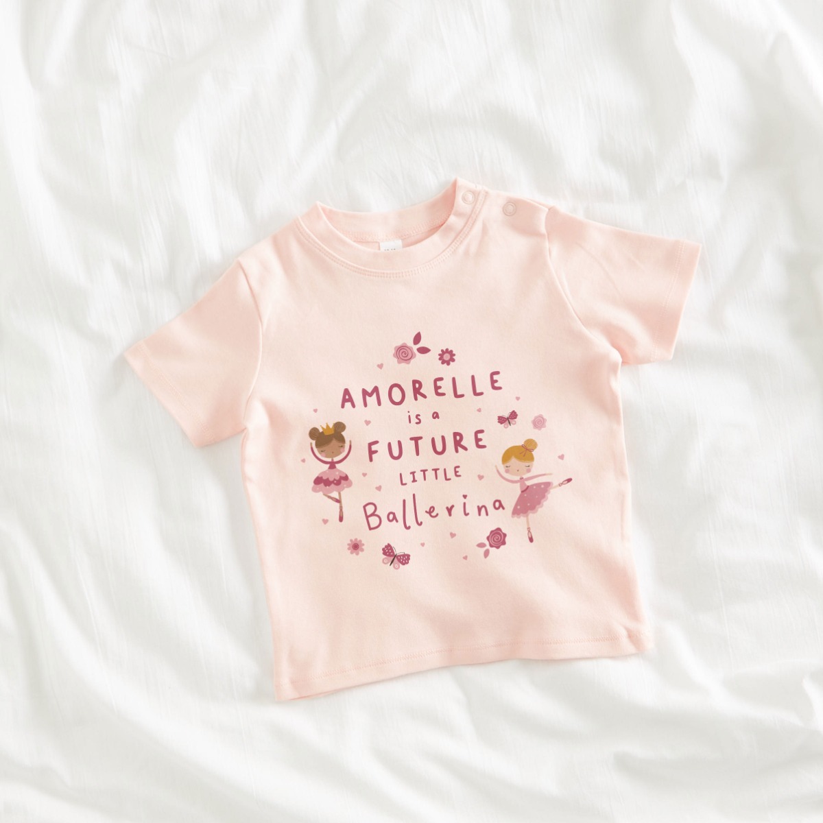 Personalised Future Little Ballerina T-Shirt