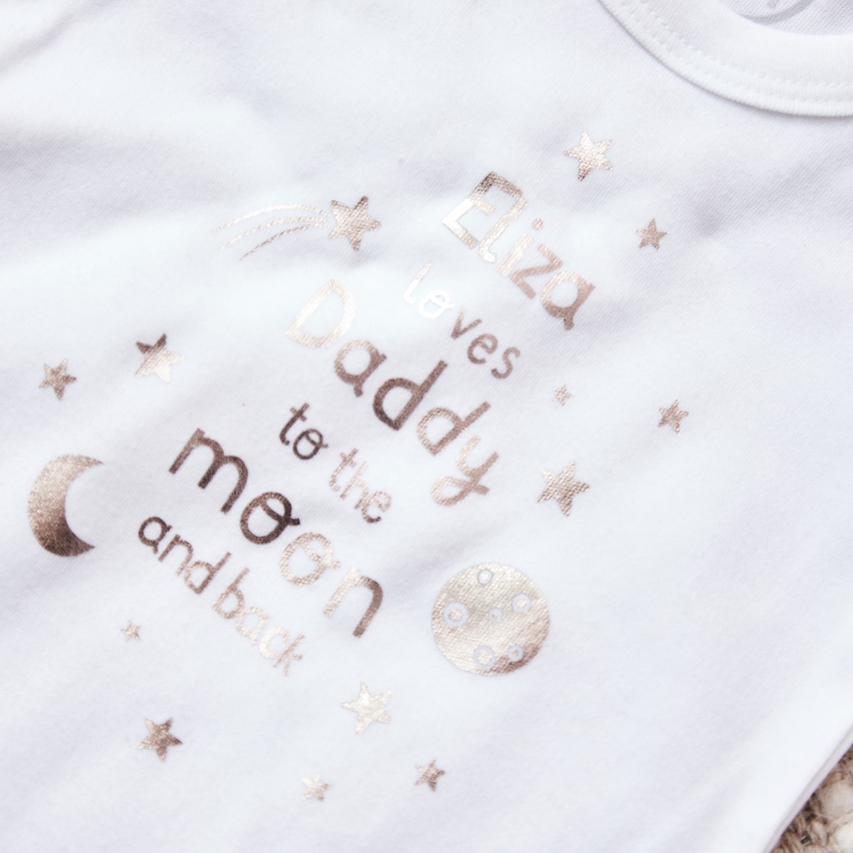Personalised To the Moon and Back Bodysuit