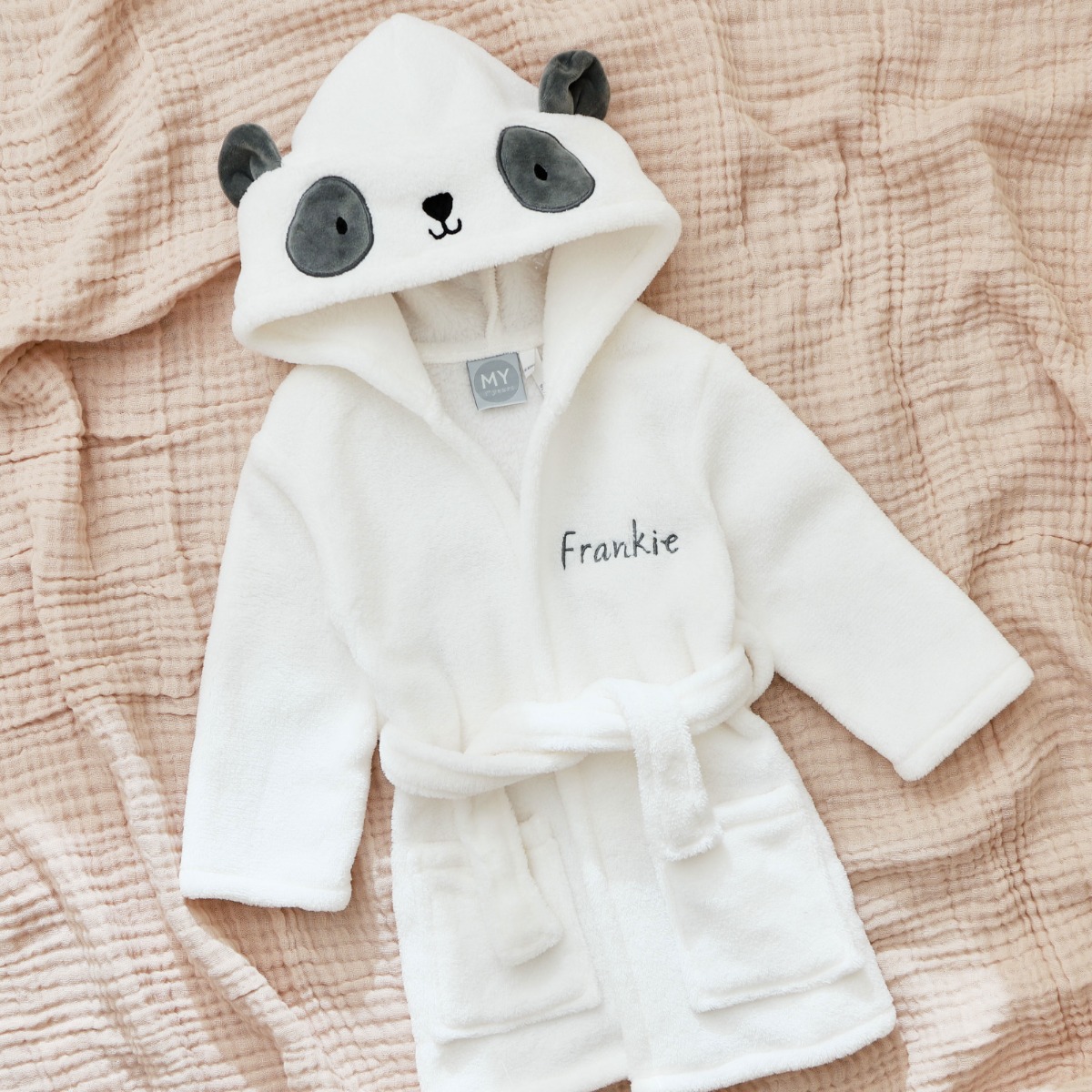 Personalised Panda Fleece Robe