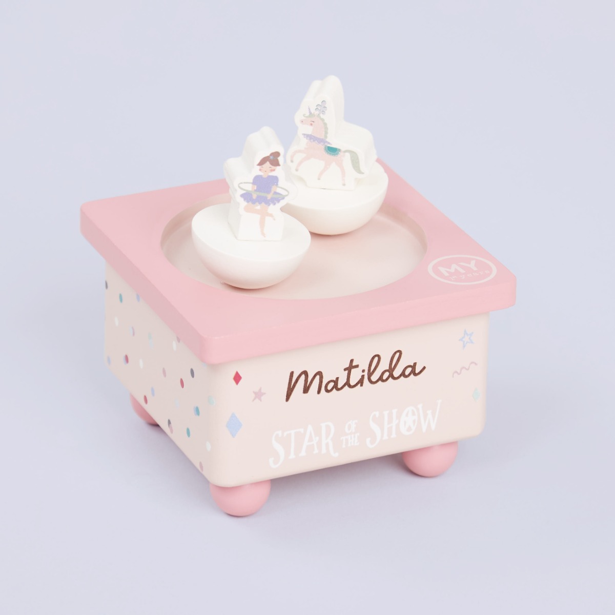 Personalised Wooden Little Performer Music Box