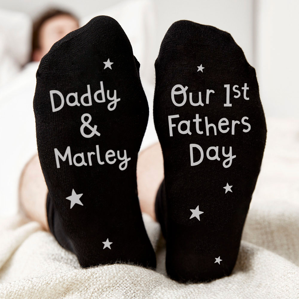 Personalised Our 1st Father’s Day Socks