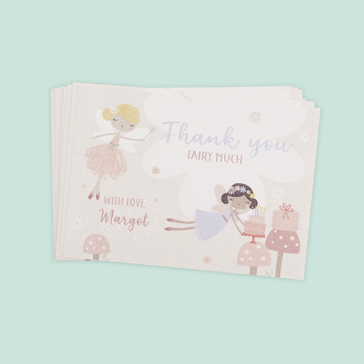 Personalised Fairy Thank You Cards
