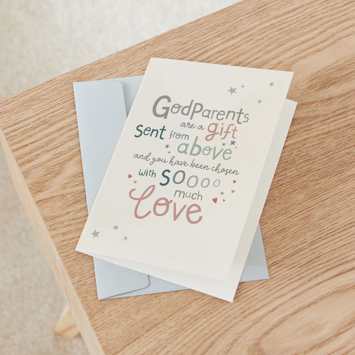 Personalised Godparents Are A Gift Greetings Card