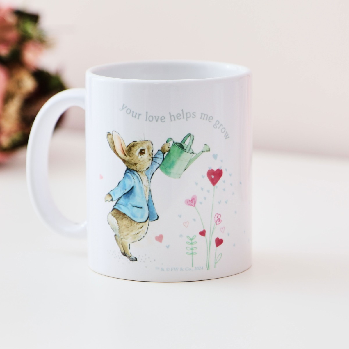 Personalised Peter Rabbit Our 1st Valentine’s Day Mug