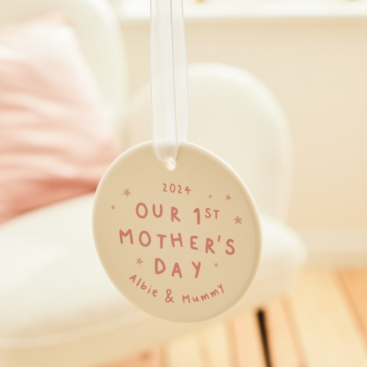 Personalised Our 1st Mother’s Day Ceramic Decoration