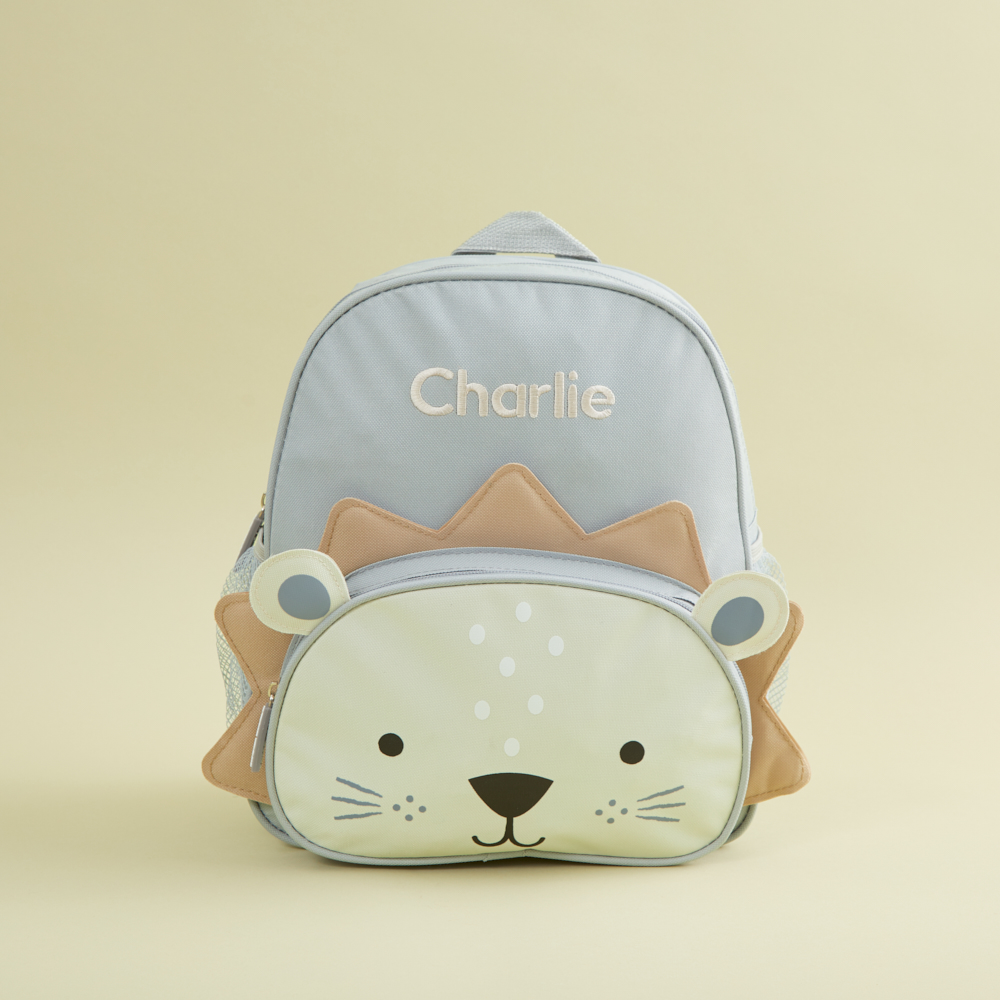 Personalised Lion Medium Backpack