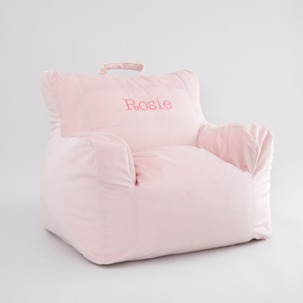 Personalised Pink Bean Bag Chair