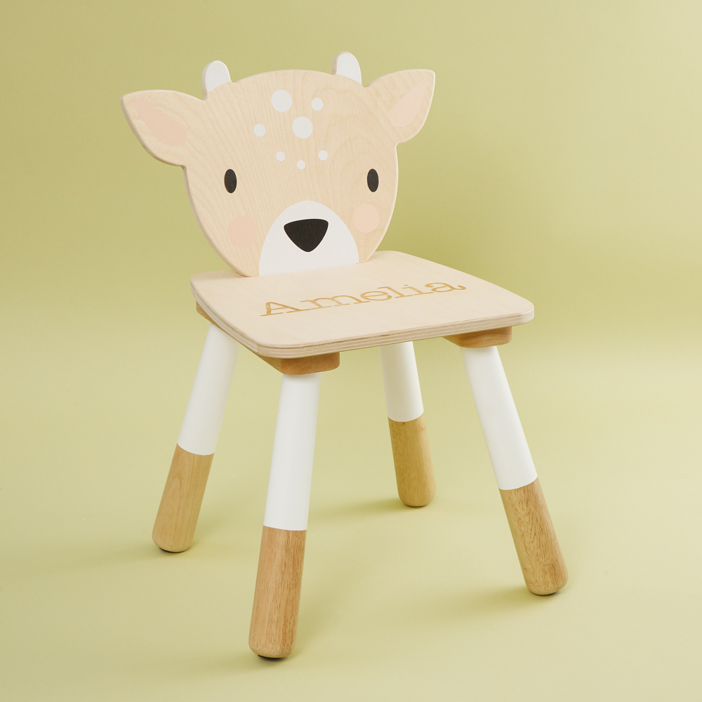 Personalised Tenderleaf Deer Design Children's Chair