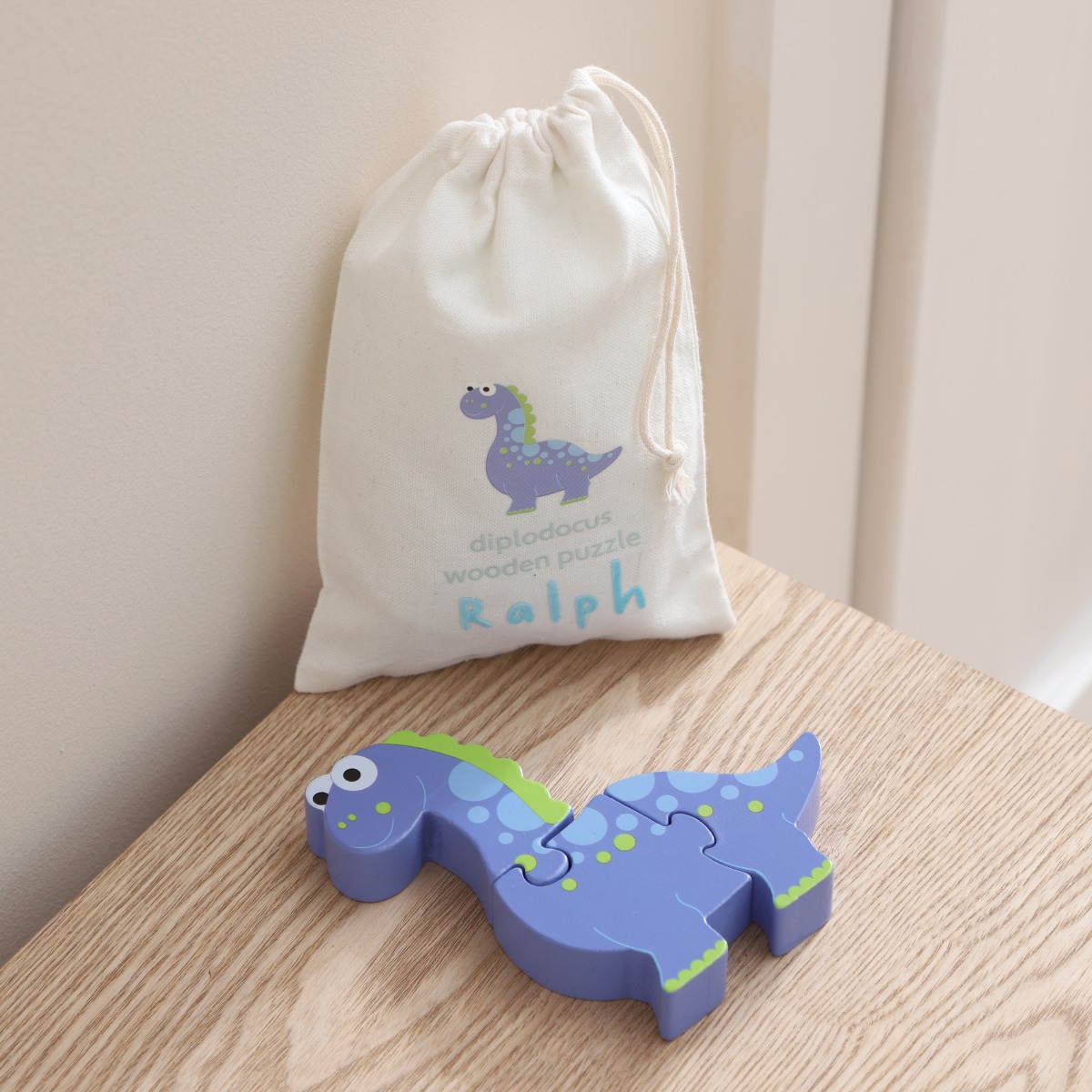 Personalised Dinosaur Wooden Puzzle