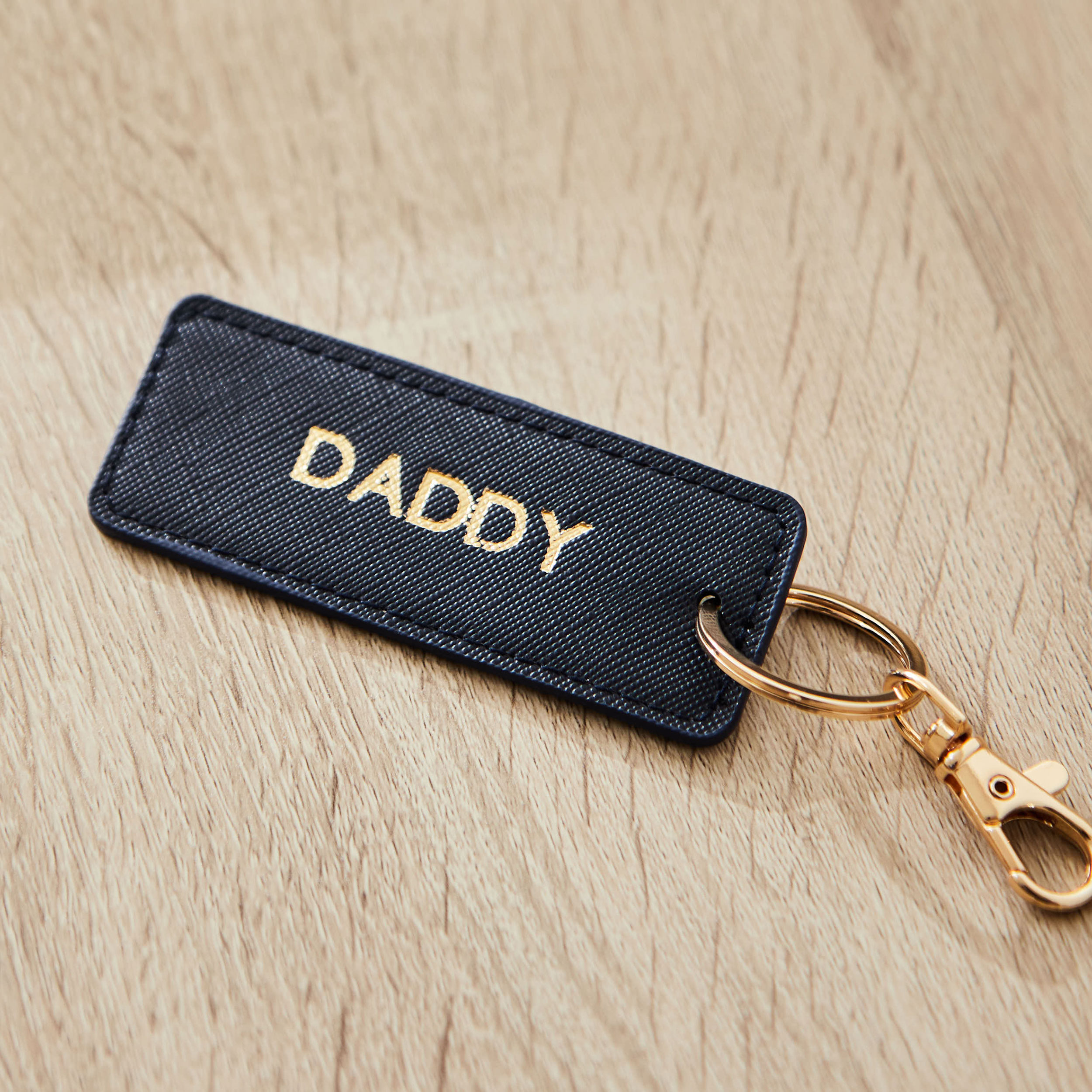Personalised Navy Father’s Day Keyring